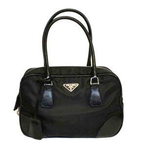 PRADA Nylon Handbag Black